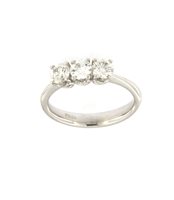 Padova - Via Guizza, 238 - Anello Soranzo Gioielli Donna Trilogy in Oro bianco Diamante 0.92 Ct NP10409329 - NP10409329
